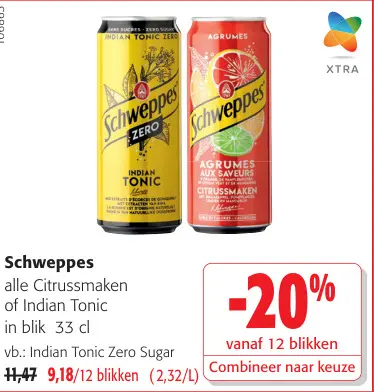 Promotie: alle Citrussmaken of Indian Tonic