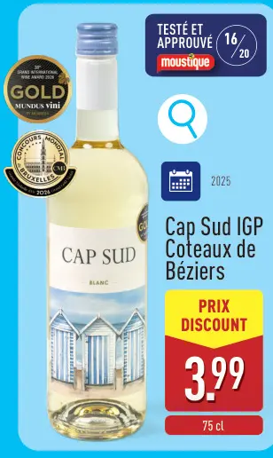 Offre: Cap Sud IGP Coteaux de Béziers