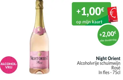 Promotie: Alcoholvrije schuimwijn Rosé