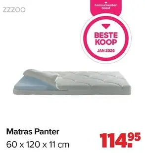 Promotie: Zzzoo Matras Panter