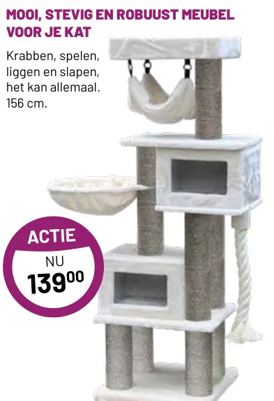 Aanbieding: Mooi, stevig en robuust meubel voor je kat