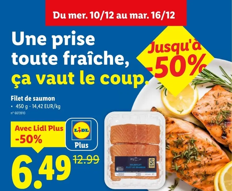 Offre: Filet de saumon