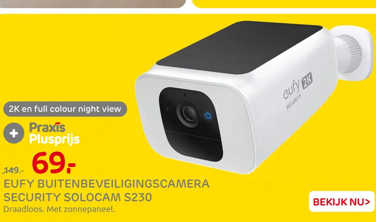 Aanbieding: Eufy buitenbeveiligingscamera security solocam