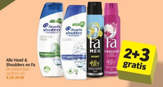 Aanbieding: Alle Head & Shoulders en Fa