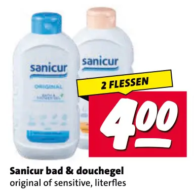 Aanbieding: Sanicur bad & douchegel
