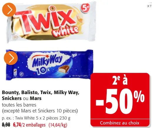 Offre: Barres
