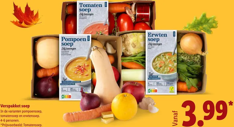 Aanbieding: Verspakket soep