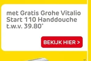 Aanbieding: Grohe Vitalio Start 110 Handdouche