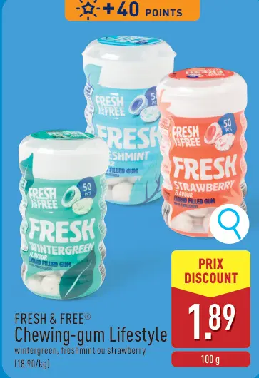 Offre: Chewing-gum Lifestyle