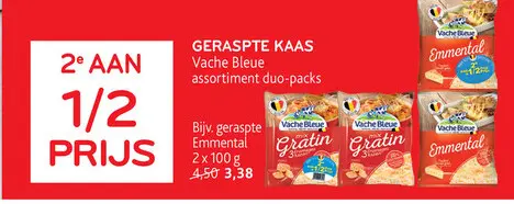 Promotie: Geraspte kaas