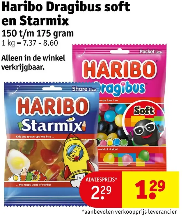 Promotie: Dragibus soft en Starmix