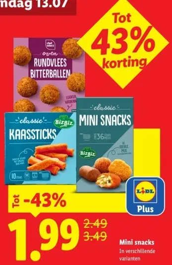 Aanbieding: Mini snacks
