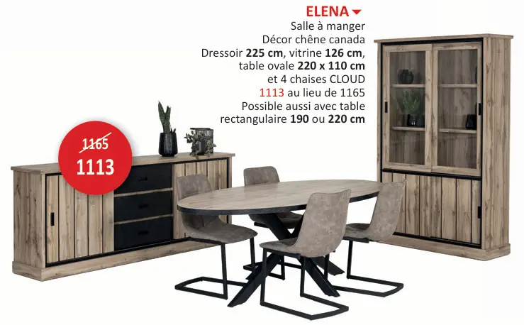 Offre: ELENA Salle à manger