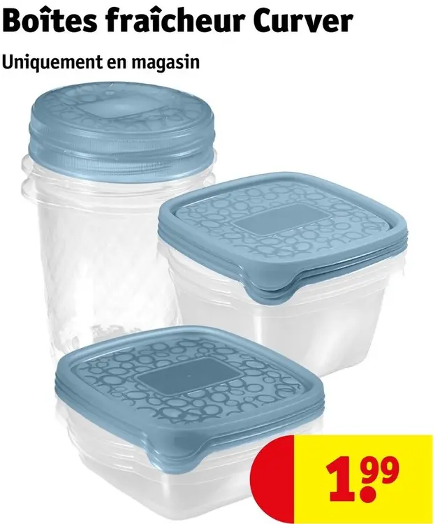 Offre: Boîtes fraîcheur