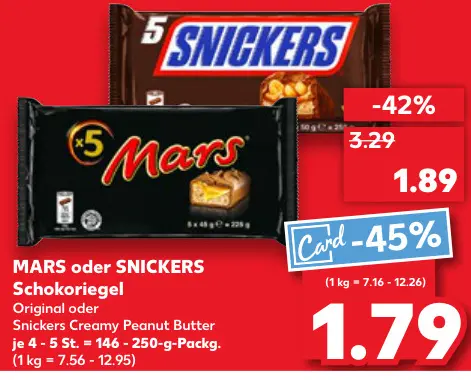 Aanbieding: Schokoriegel