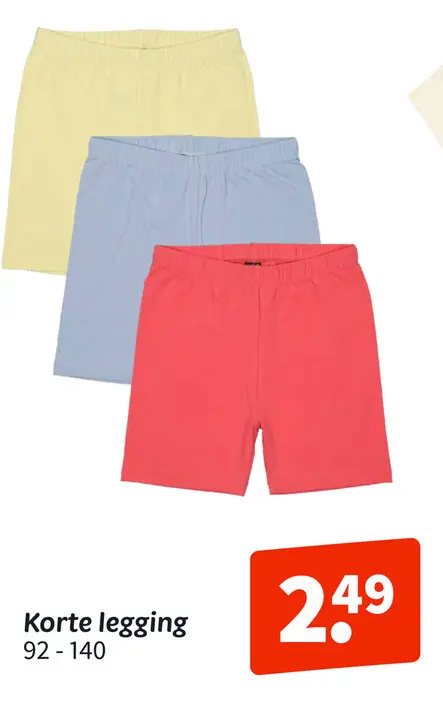 Promotie: Korte legging