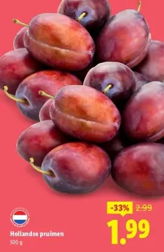 Aanbieding: Hollandse pruimen