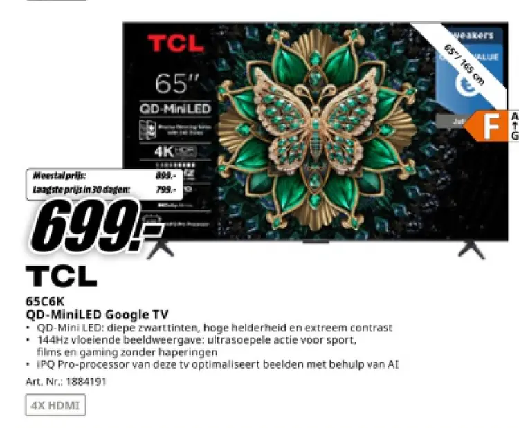 Aanbieding: 65C6K QD-MiniLED Google TV