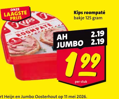 Aanbieding: Kips roompaté