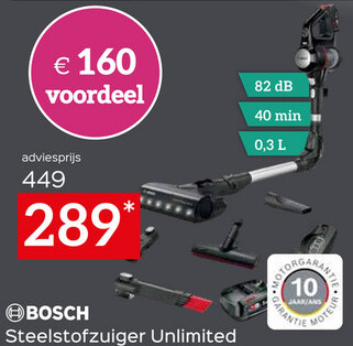 Aanbieding: Steelstofzuiger Unlimited