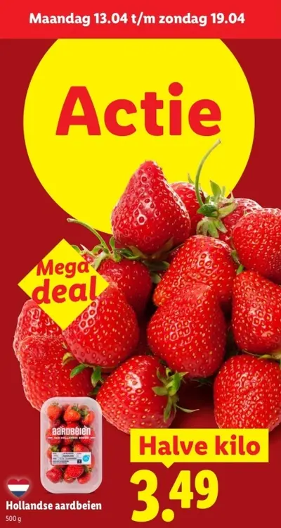 Aanbieding: Hollandse aardbeien
