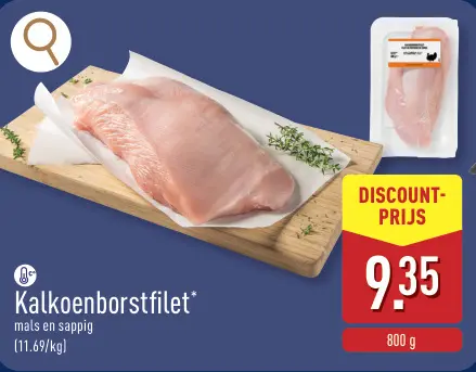 Promotie: Kalkoenborstfilet