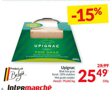 Aanbieding: Upignac Blok foie gras