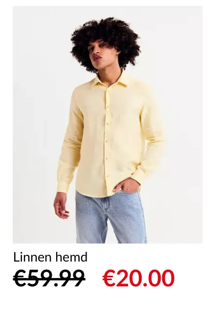 Promotie: Linnen hemd