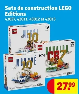 Offre: Sets de construction LEGO Editions