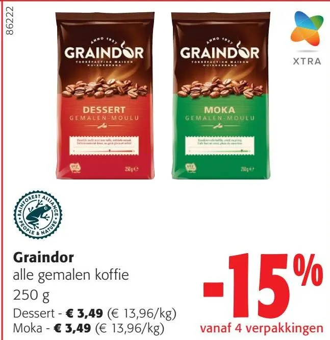 Aanbieding: Graindor alle gemalen koffie