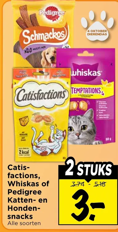 Aanbieding: Katten- en Hondensnacks