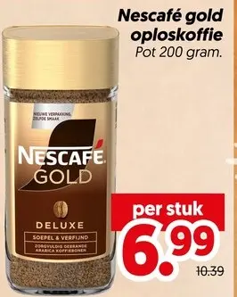 Aanbieding: Nescafé gold oploskoffie