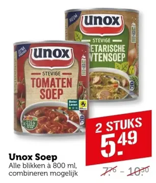 Aanbieding: Unox Soep