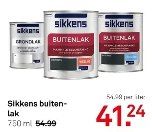 Aanbieding: Sikkens buitenlak