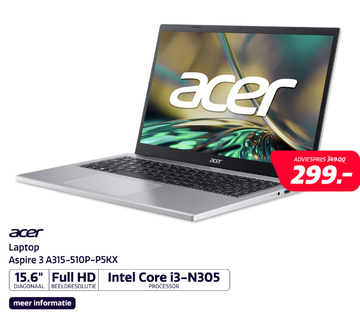 Aanbieding: Acer Laptop Aspire 3 A315-510P-P5KX