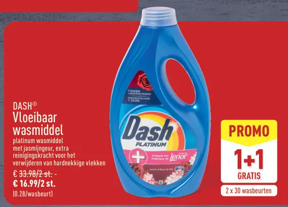 Promotie: DASH® Vloeibaar wasmiddel