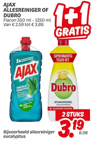 Aanbieding: Allesreiniger of Dubro