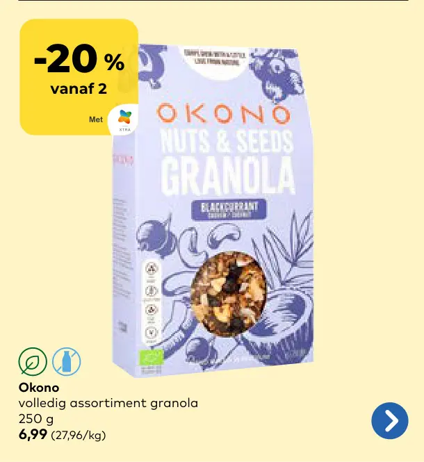 Promotie: Okono granola