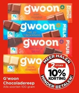 Aanbieding: G'woon Chocoladereep