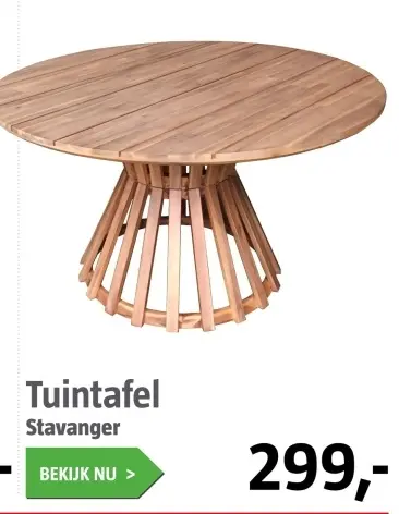 Aanbieding: Tuinstafel Stavanger