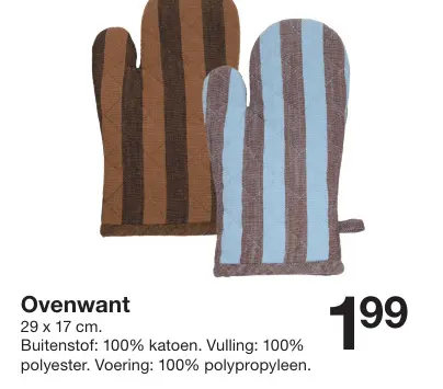 Aanbieding: Ovenwant