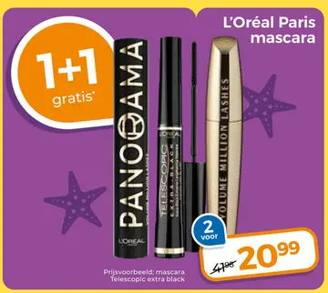 Aanbieding: L'Oréal Paris mascara