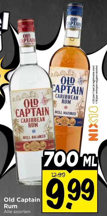 Aanbieding: Old Captain Rum
