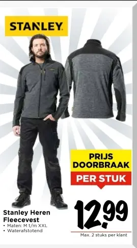 Aanbieding: Stanley Heren Fleecevest