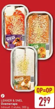 Aanbieding: LEKKER & SNEL Ovenwraps