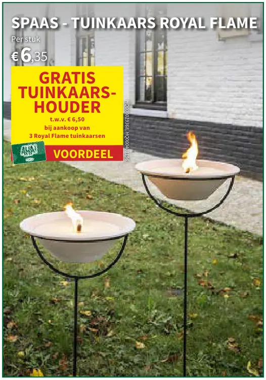 Promotie: Tuinkaars Royal Flame