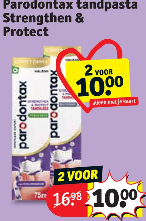 Promotie: Parodontax tandpasta Strengthen & Protect