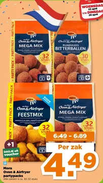 Aanbieding: Mora Oven & Airfryer partypacks