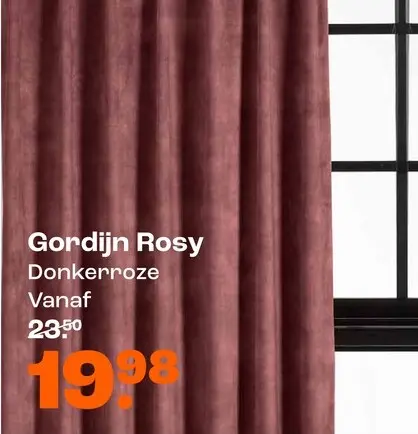 Promotie: Gordijn Rosy
