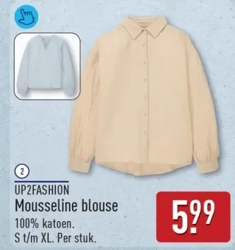 Aanbieding: Mousseline blouse